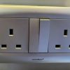 13A Twin Socket,  Lavish Grey